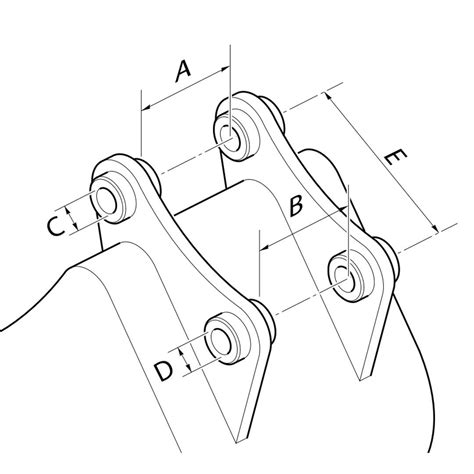 bucket pin sizes